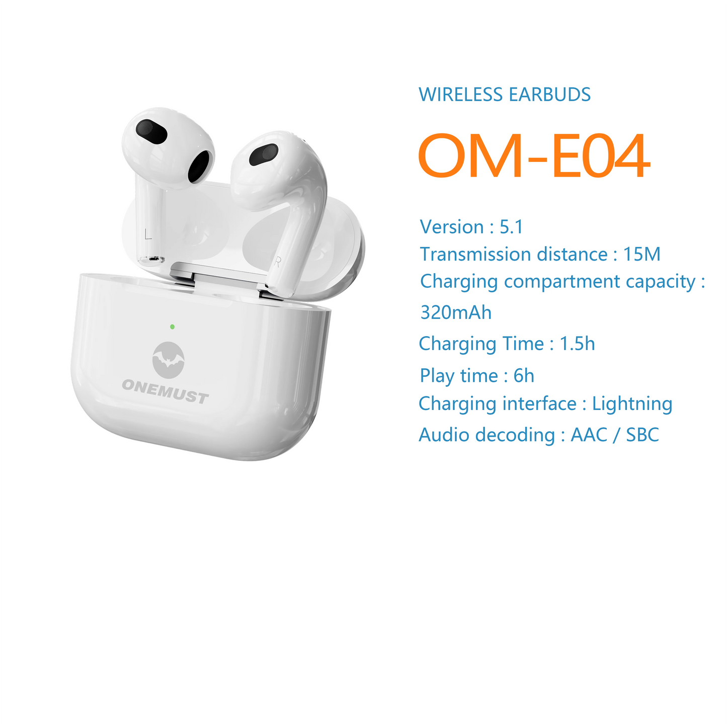 OM E04 EARBUDS