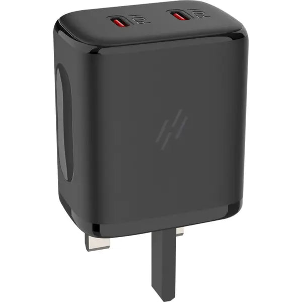 Heartz 45W Xtreme Power Dual Port Adapter Black – ZA48