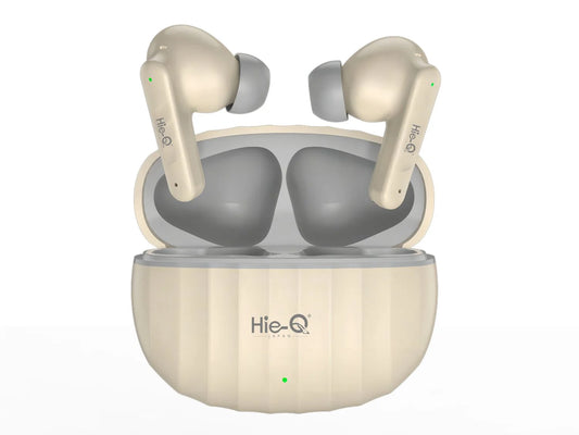 HIE-Q Q5 Wireless Earbuds | Active Noise Reduction | 4 Mic ENC Sound Quality | ANC + Dual Mic | 1-Year Warranty