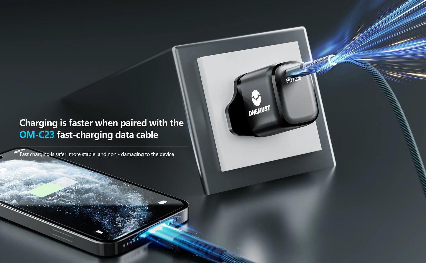 OM A10 CHARGER