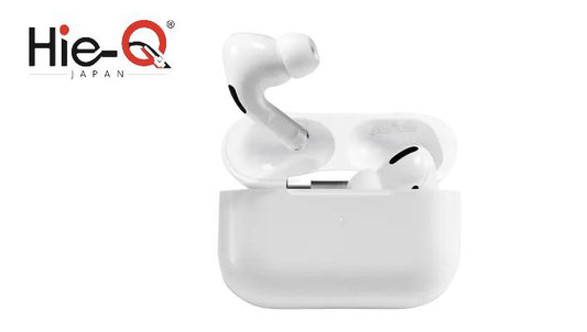 Hie-Q V3 PRO Wireless Earbuds | White/Black | ANC | Wireless Charging | 1-Year Warranty