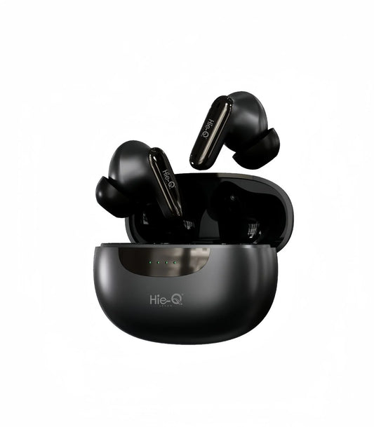HIE-Q Q2 Wireless Earbuds | ANC + Dual Mic | ENC 4 Mic HD Calling | Type-C Charging | Stereo Sound | 1-Year Warranty