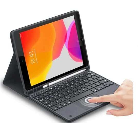 HIEQ Smart Keyboard Case with Mousepad for 12.9-inch iPad