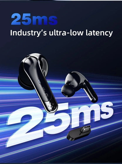 HIE-Q M6 PRO Wireless Earbuds | ANC + Dual Mics | ENC | 2.4G Support | 1-Year Warranty