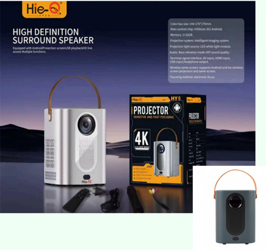Hie-Q HY6 4K Sensitive & Fast Focusing Projector