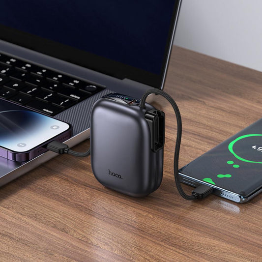 HOCO Mini Power Bank with Cable 10000MAH Q49