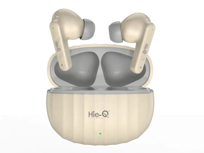 HIE-Q Q5 Wireless Earbuds | Active Noise Reduction | 4 Mic ENC Sound Quality | ANC + Dual Mic | 1-Year Warranty