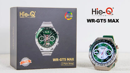 WR-GT5 MAX Smart Watch | Wireless Charging | Health Monitoring | Customizable Dial Faces | Smart Notifications