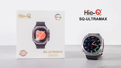 Hie-Q SQ - Ultra Max Smart Watch | Super AMOLED Display | Full Waterproof | Health Monitoring | 1-Year Warranty